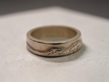Welsh Three Peaks Sterling Silver Ring