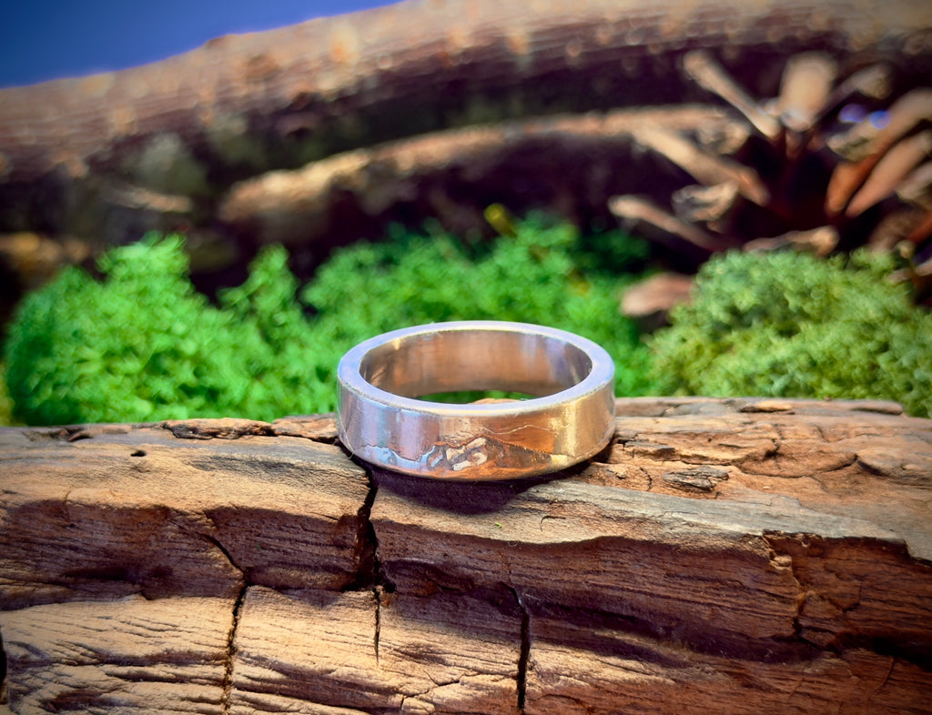 National Three Peaks Sterling Silver Ring