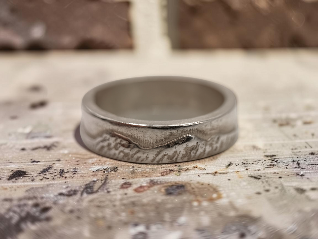 Welsh Three Peaks Sterling Silver Ring