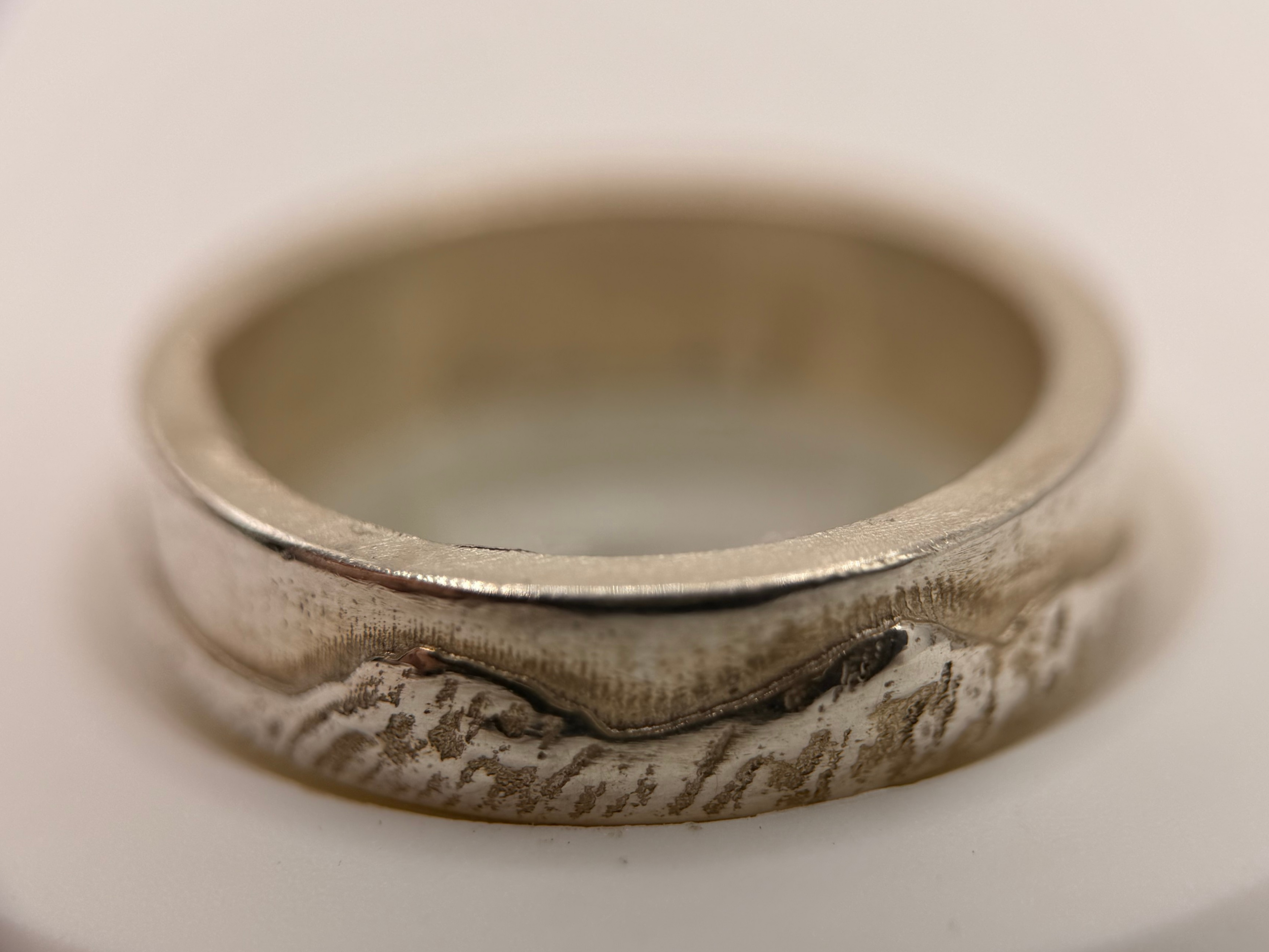 Welsh Three Peaks Sterling Silver Ring