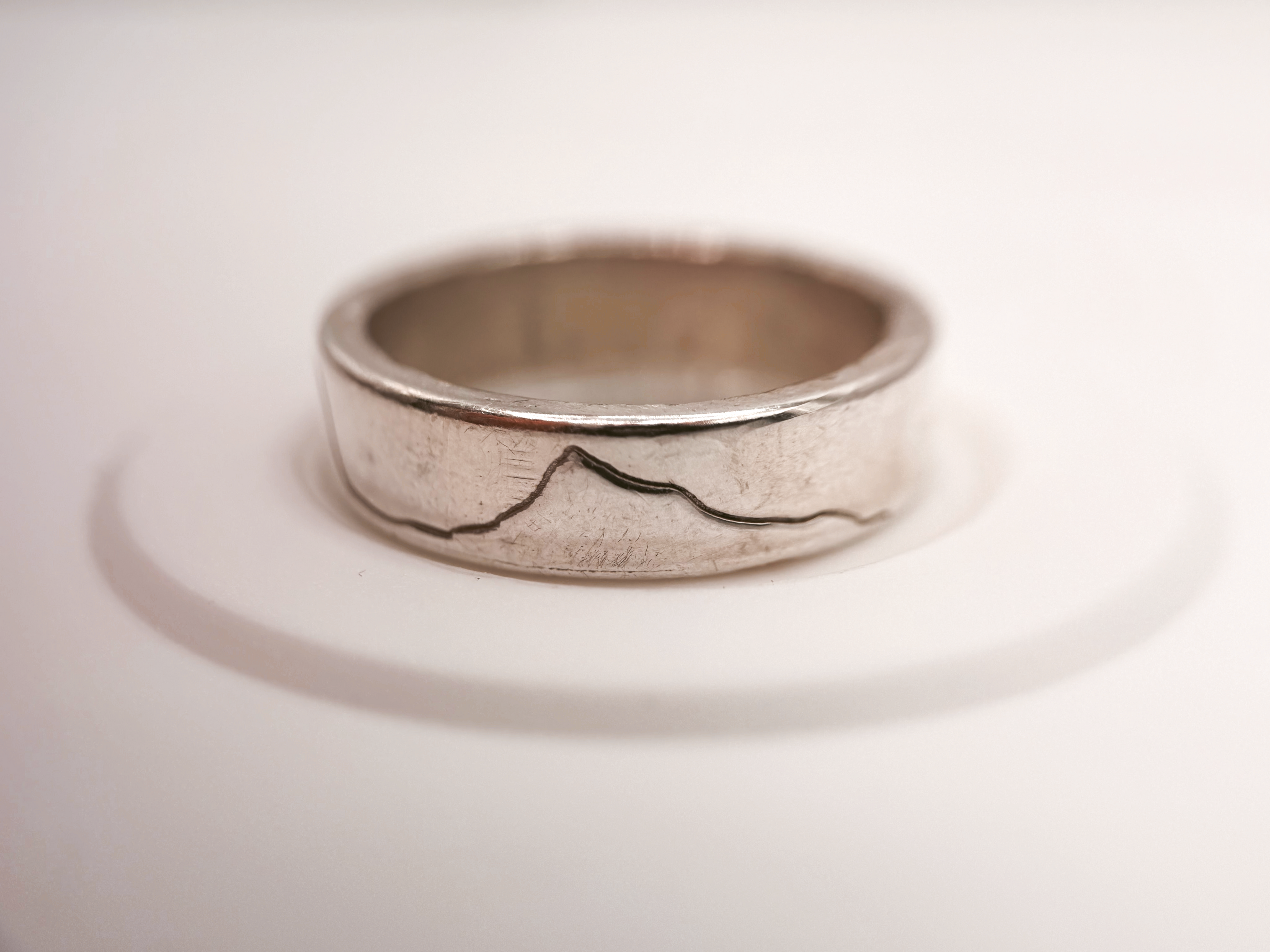 Yorkshire Three Peaks Sterling Silver Ring
