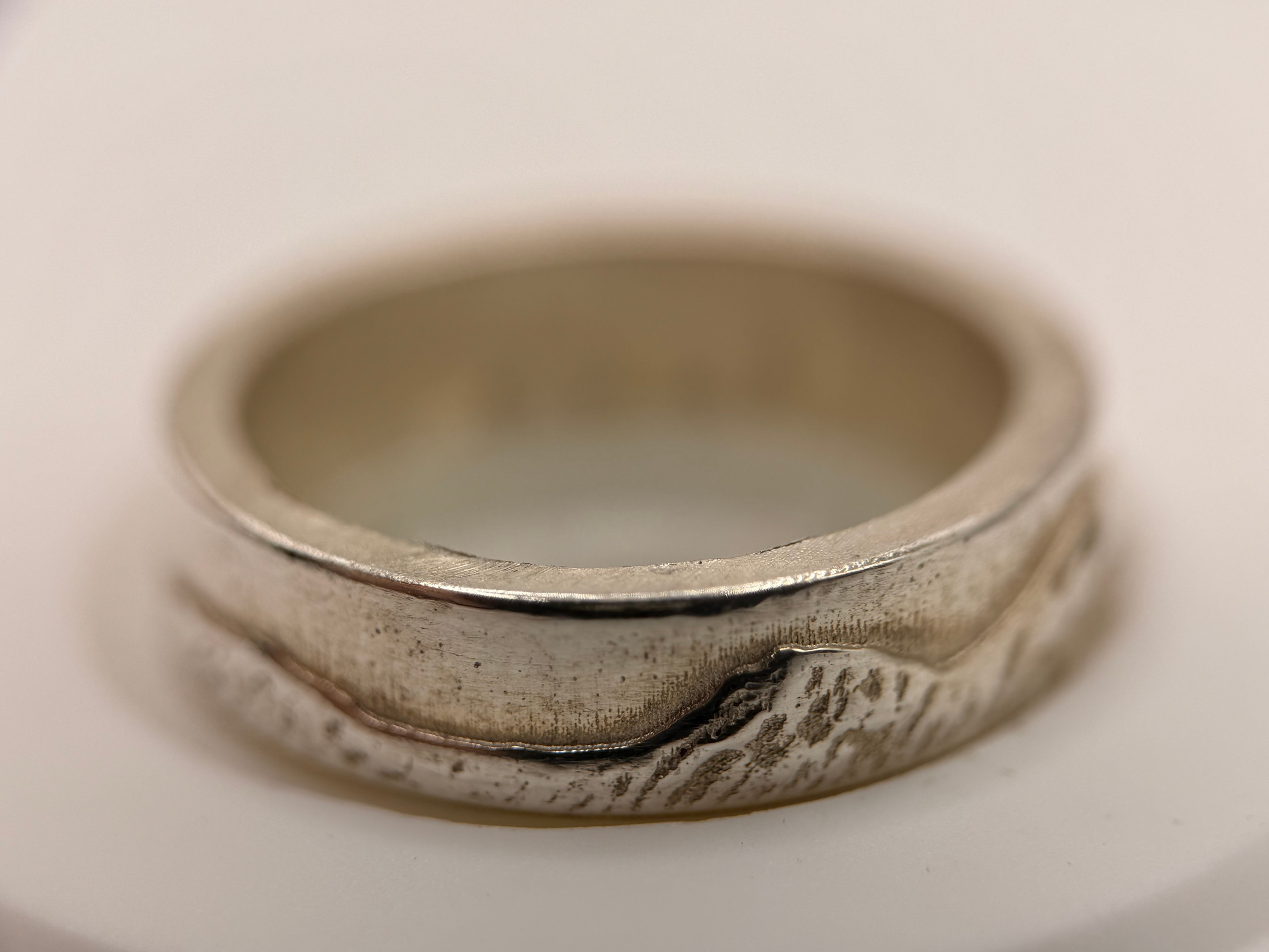 Welsh Three Peaks Sterling Silver Ring