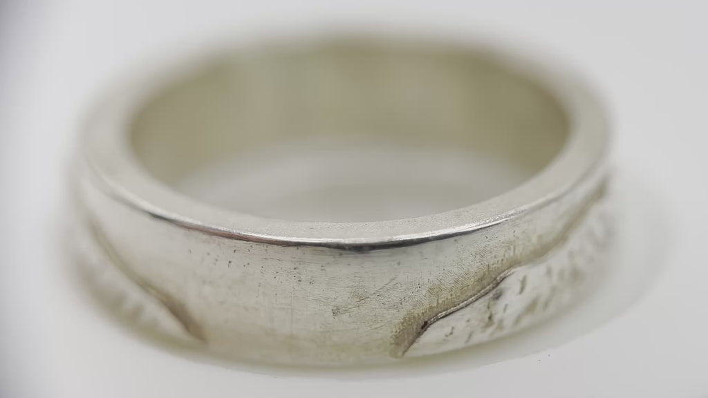 Welsh Three Peaks Sterling Silver Ring