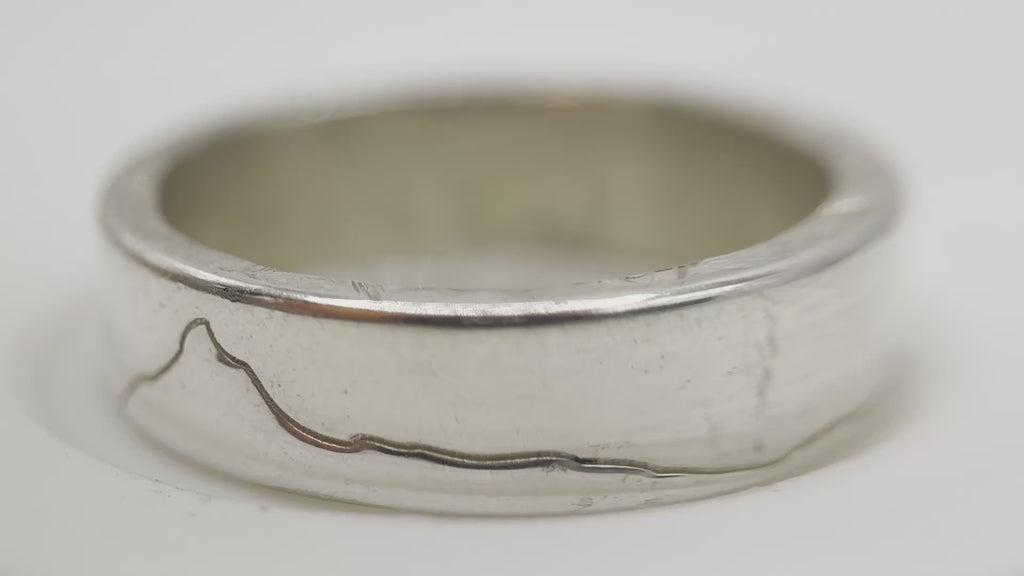 Yorkshire Three Peaks Sterling Silver Ring